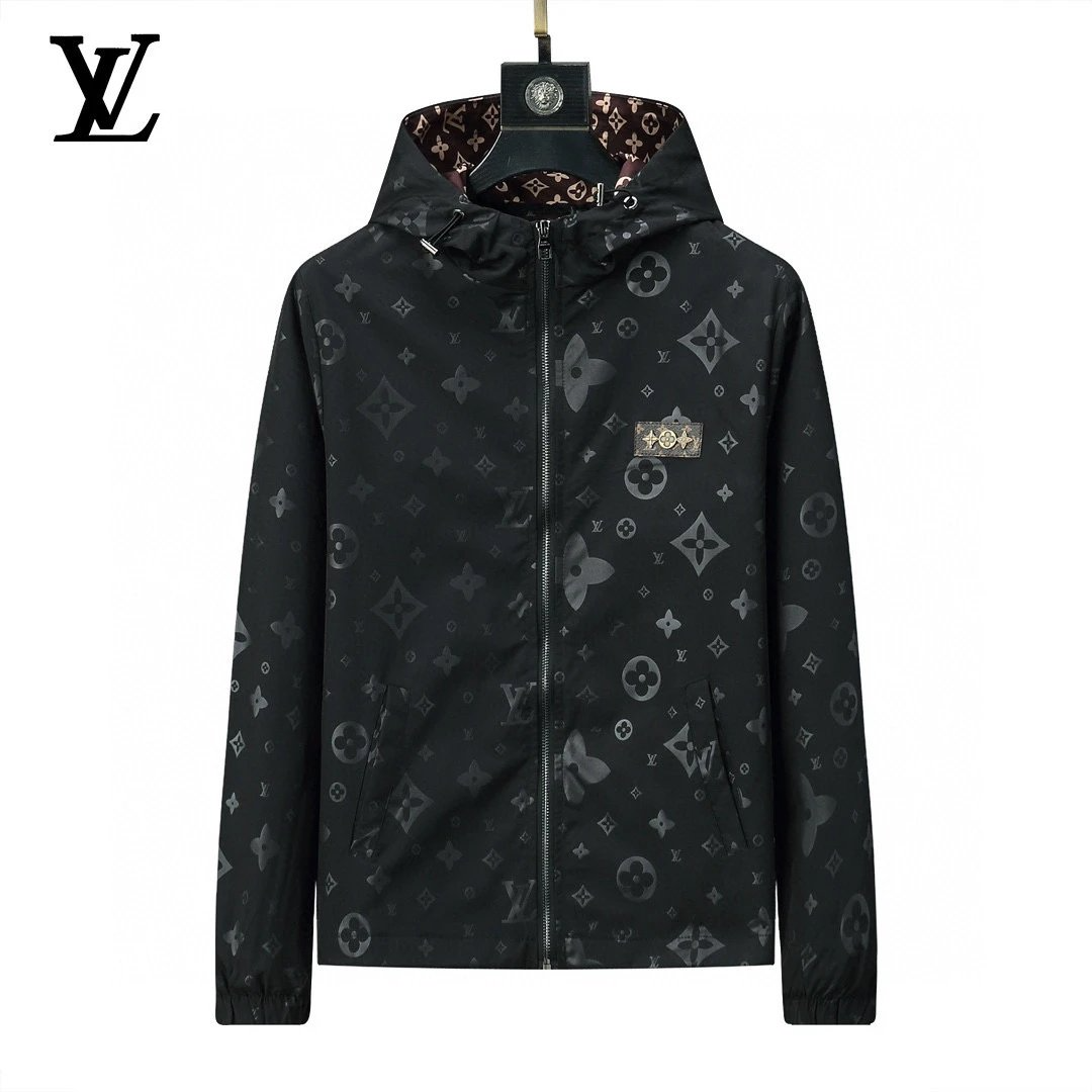  Louis Vuitton Monogram Hooded Jacket [5 styles]
