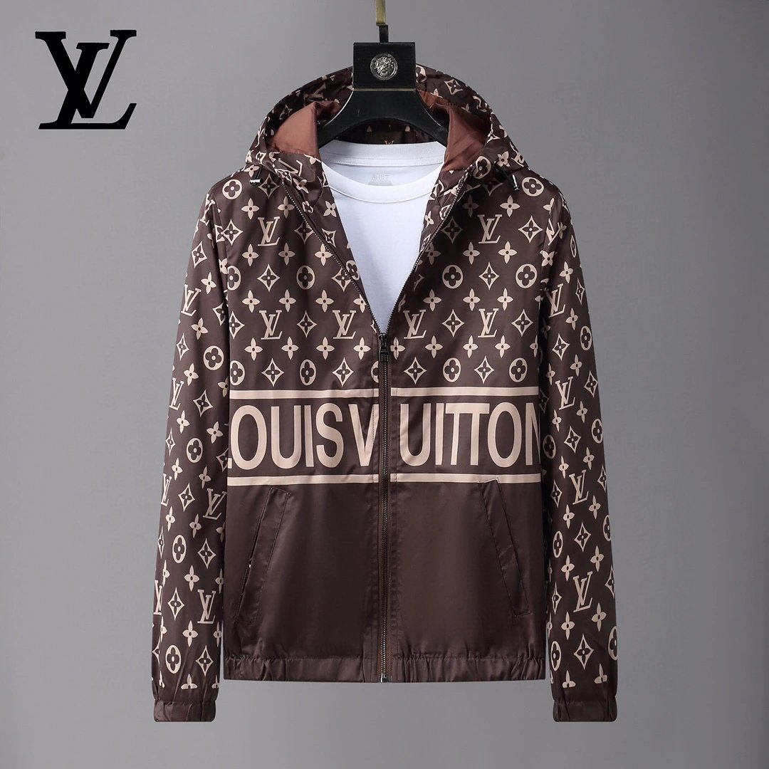  Louis Vuitton Monogram Hooded Jacket [5 styles]